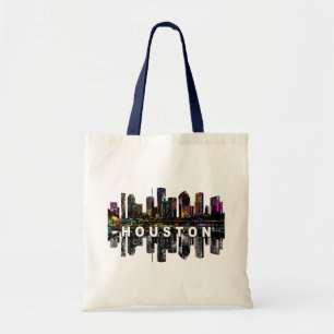 Houston, Texas, bedekt met graffiti-Canvas tas
