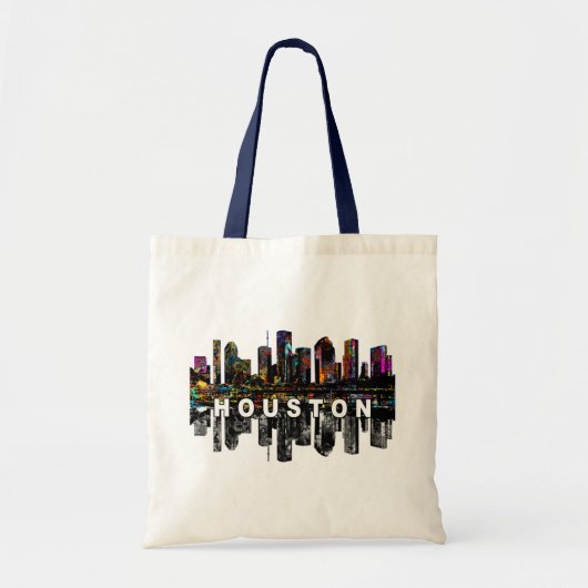 Houston, Texas, bedekt met graffiti-Canvas tas (Voorkant)