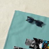 Houston, Texas bedekt met graffiti Strandlaken (In situ)