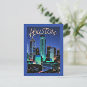 Houston Texas Briefkaart (Staand voorkant)