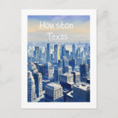 Houston Texas Briefkaart (Voorkant)