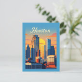 Houston Texas Briefkaart (Staand voorkant)