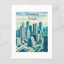 Houston Texas Briefkaart