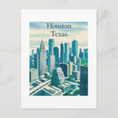 Houston Texas Briefkaart (Voorkant)