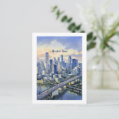 Houston Texas Briefkaart (Staand voorkant)