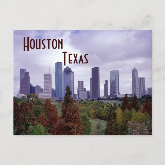 Houston Texas Briefkaart (Voorkant)