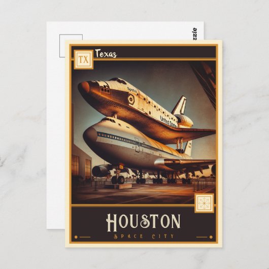Houston, Texas |  Briefkaart (Voorkant / Achterkant)