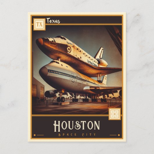 Houston, Texas |  Briefkaart (Voorkant)