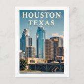 Houston Texas Briefkaart (Voorkant)