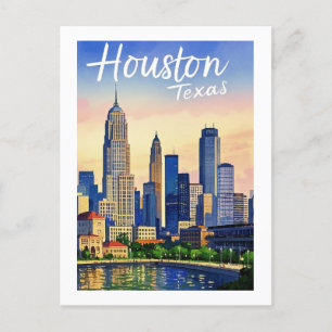 Houston Texas Briefkaart