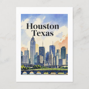 Houston Texas Briefkaart