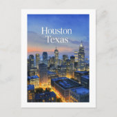 Houston Texas Briefkaart (Voorkant)