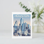 Houston Texas Briefkaart (Staand voorkant)