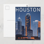 Houston Texas Briefkaart (Voorkant / Achterkant)