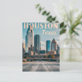 Houston Texas Briefkaart (Staand voorkant)