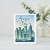 Houston Texas Briefkaart (Staand voorkant)