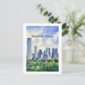 Houston Texas Briefkaart (Staand voorkant)