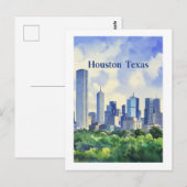Houston Texas Briefkaart (Voorkant / Achterkant)