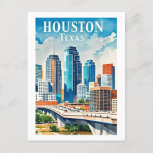 Houston Texas Briefkaart