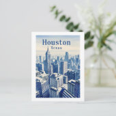 Houston Texas Briefkaart (Staand voorkant)
