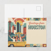Houston texas briefkaart (Voorkant / Achterkant)