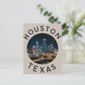 Houston Texas Briefkaart (Staand voorkant)