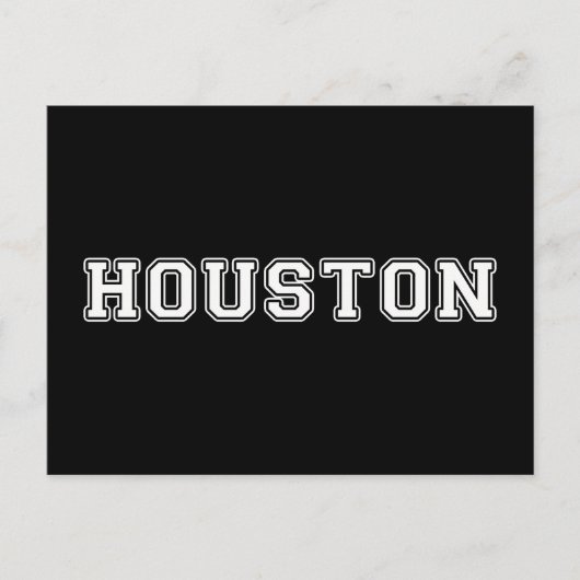 Houston Texas Briefkaart (Voorkant)