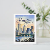 Houston Texas Briefkaart (Staand voorkant)