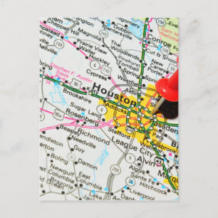 Houston, Texas Briefkaart