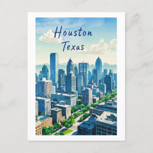 Houston Texas Briefkaart