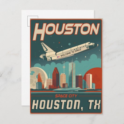 Houston, Texas - Briefkaart (Voorkant / Achterkant)