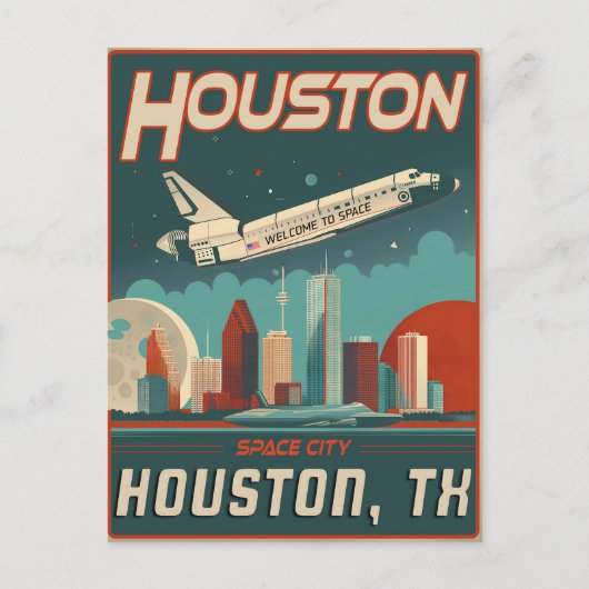 Houston, Texas - Briefkaart (Voorkant)