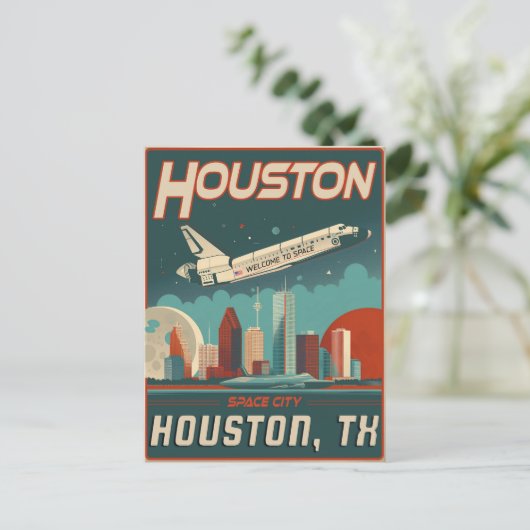 Houston, Texas -  Briefkaart (Staand voorkant)