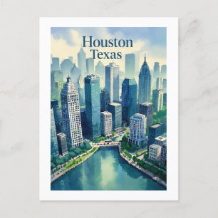 Houston Texas Briefkaart