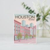 Houston Texas Briefkaart (Staand voorkant)