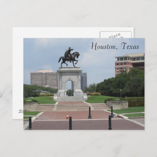 Houston, Texas Briefkaart (Voorkant / Achterkant)