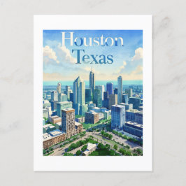 Houston Texas Briefkaart