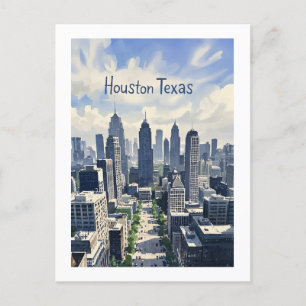 Houston Texas Briefkaart