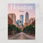 Houston Texas Briefkaart (Voorkant)