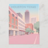 Houston Texas Briefkaart (Voorkant)