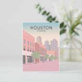 Houston Texas Briefkaart (Staand voorkant)