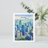 Houston Texas Briefkaart (Staand voorkant)