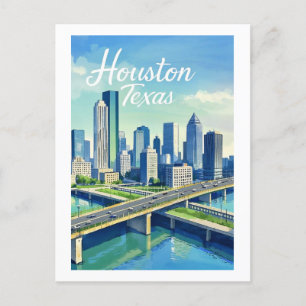 Houston Texas Briefkaart