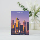 Houston Texas Briefkaart (Staand voorkant)