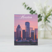 Houston Texas Briefkaart (Staand voorkant)