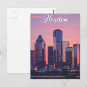 Houston Texas Briefkaart (Voorkant / Achterkant)