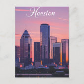 Houston Texas Briefkaart (Voorkant)
