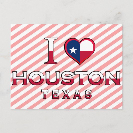 Houston, Texas Briefkaart (Voorkant)