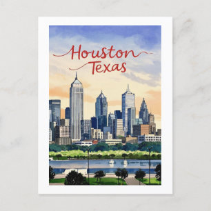 Houston Texas Briefkaart