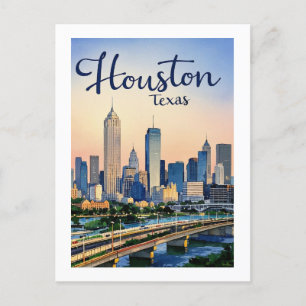 Houston Texas Briefkaart